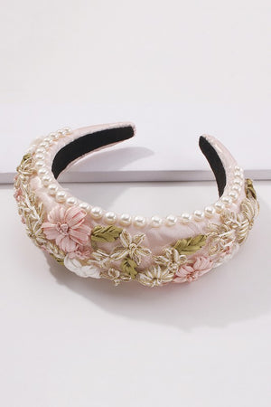 Leander Lace Floral Headband