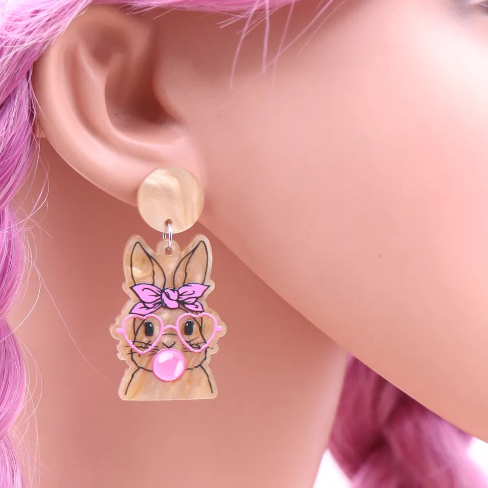 Bubble Bunny Earrings