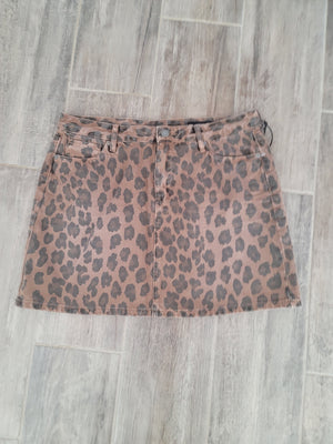 BlankNYC Leopard Skirt