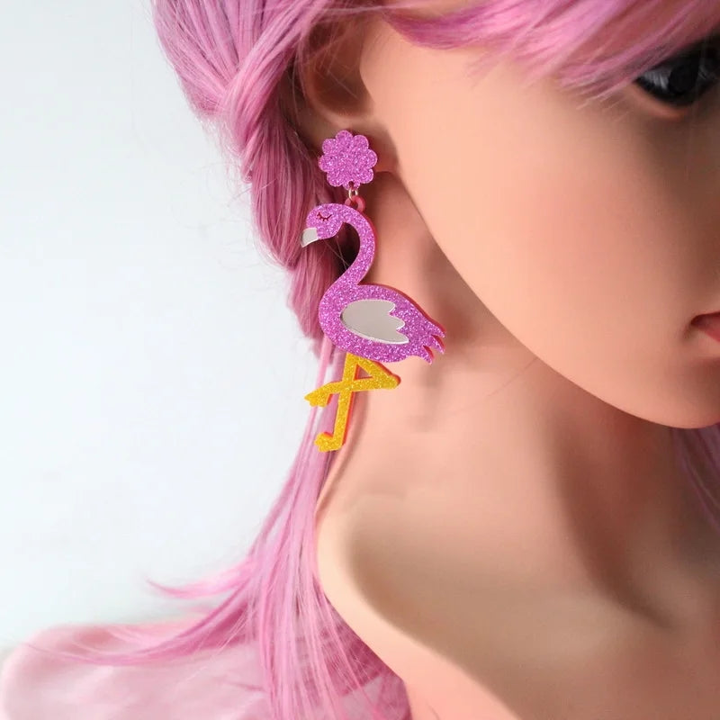 Flamingo Earrings