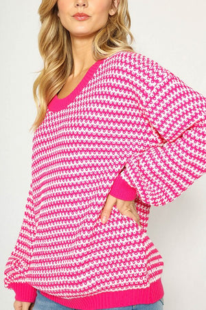 Eliza Pink Sweater
