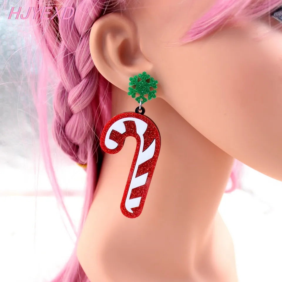 Candy Cane Earrings