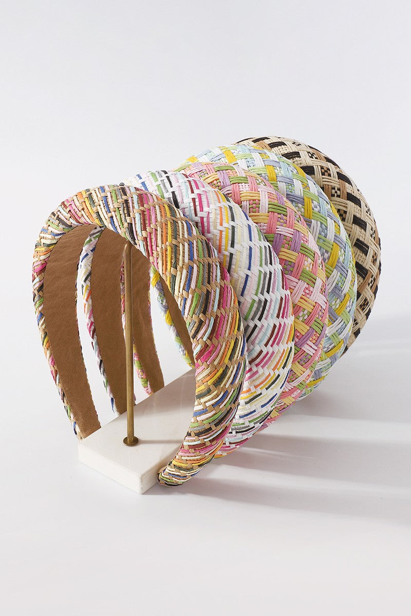 Galveston Raffia Braided Headband