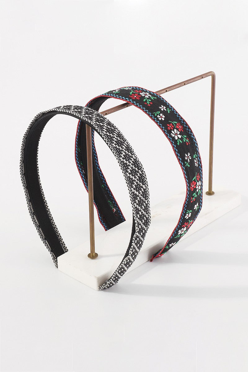 Pearland Embroidered Headband