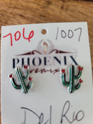 Del Rio Cactus Earrings