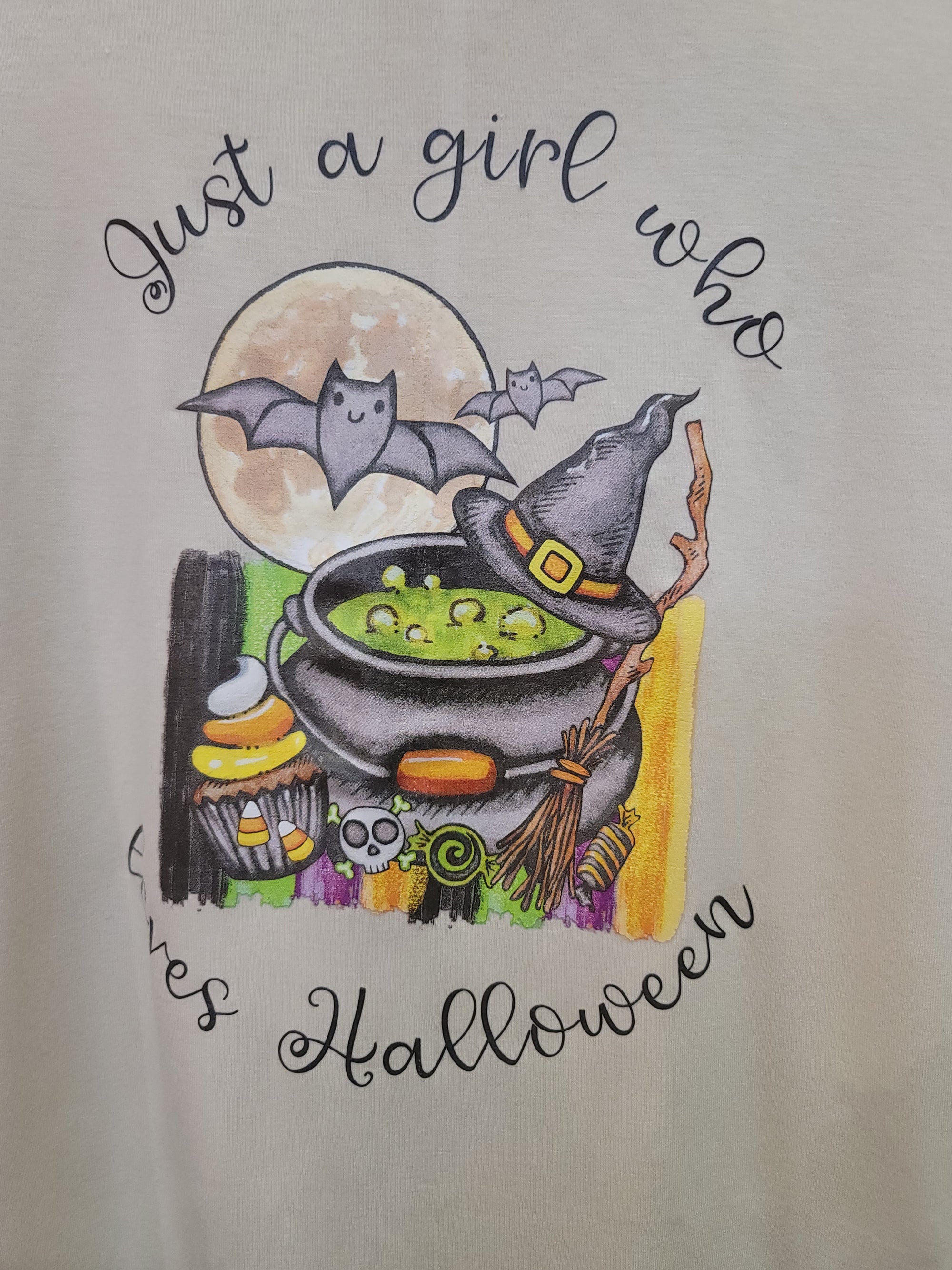 This Girl Loves Halloween Graphic Tee