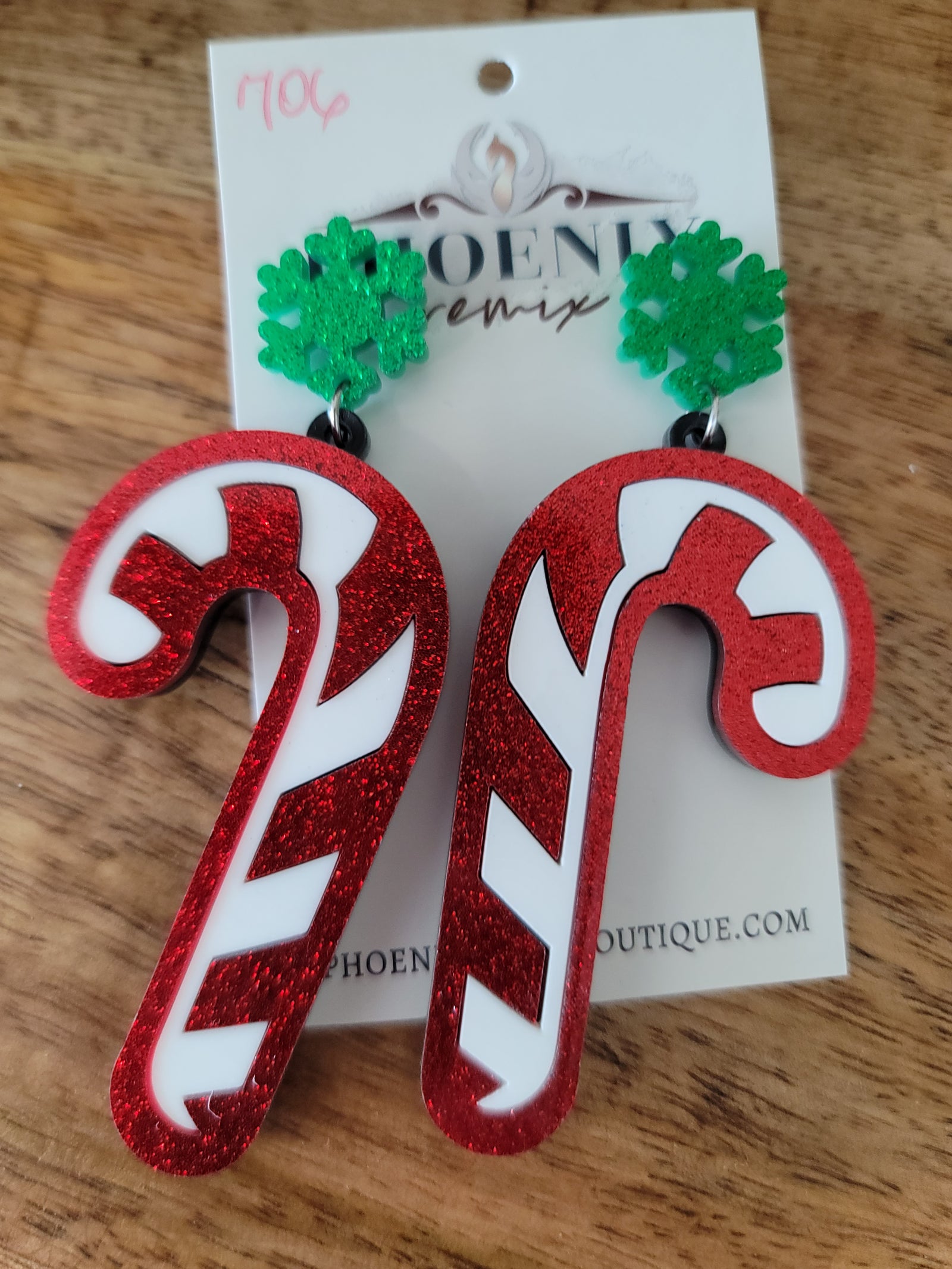 Candy Cane Earrings