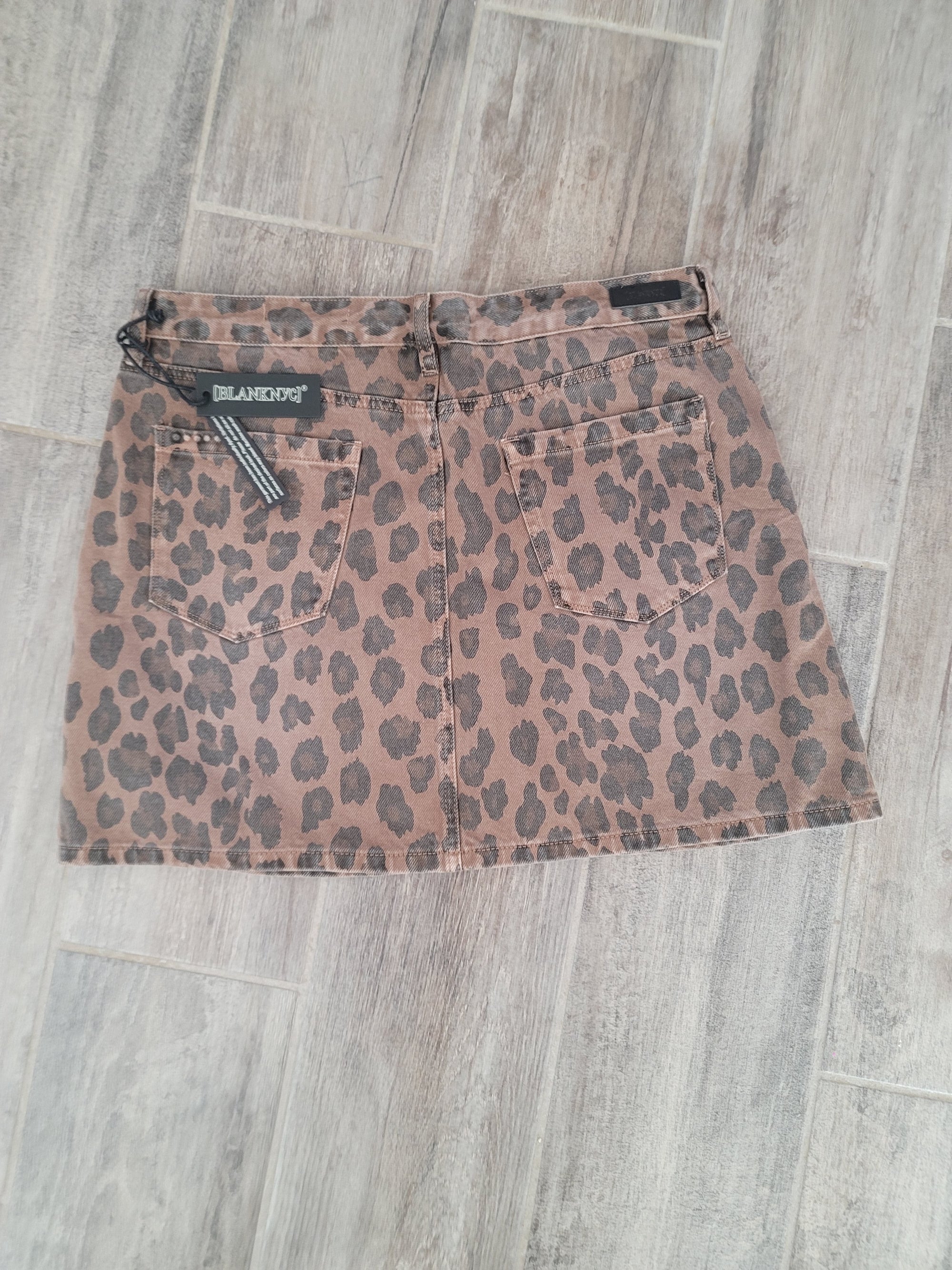 BlankNYC Leopard Skirt