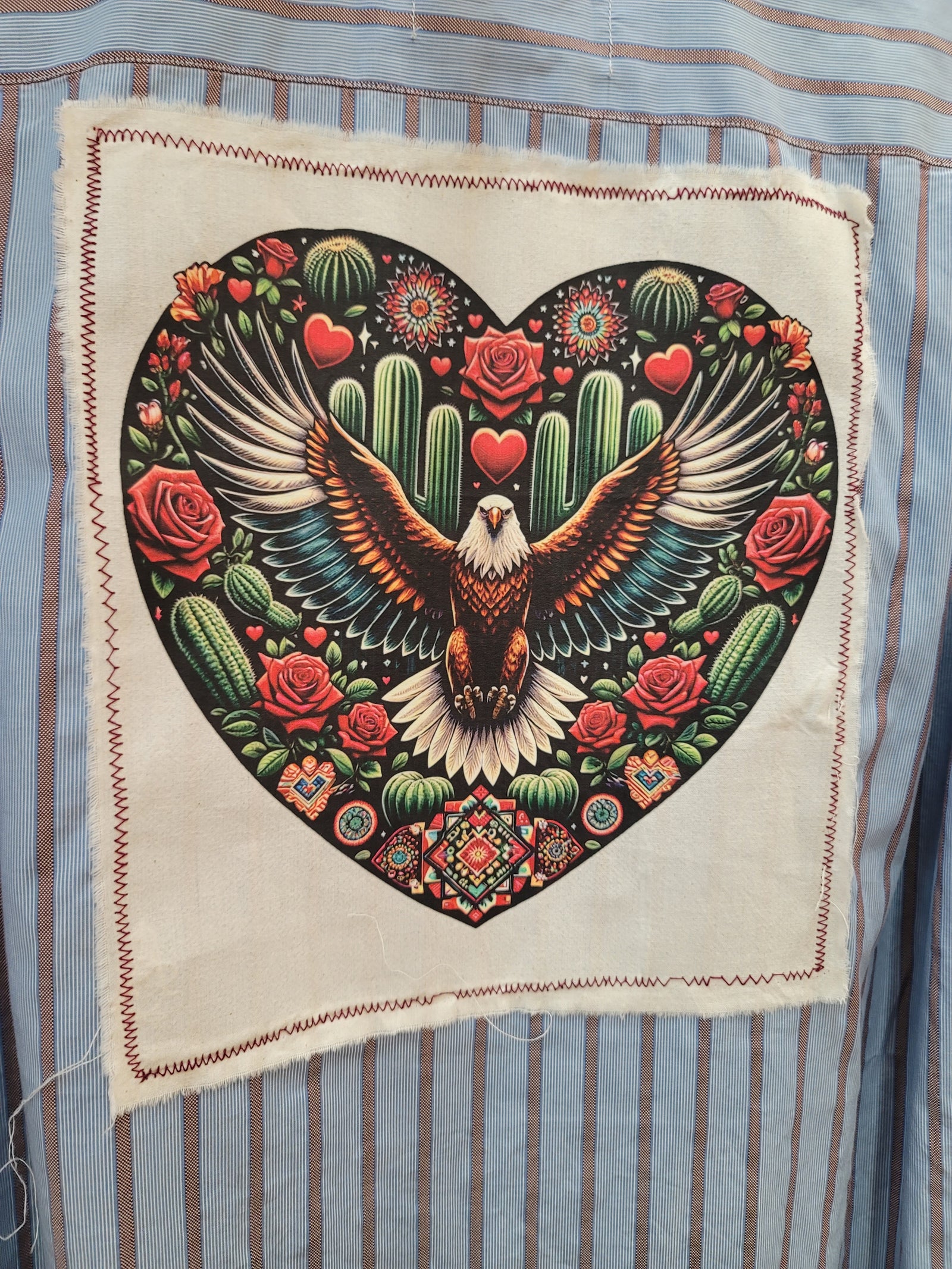 Cactus Heart Button Up