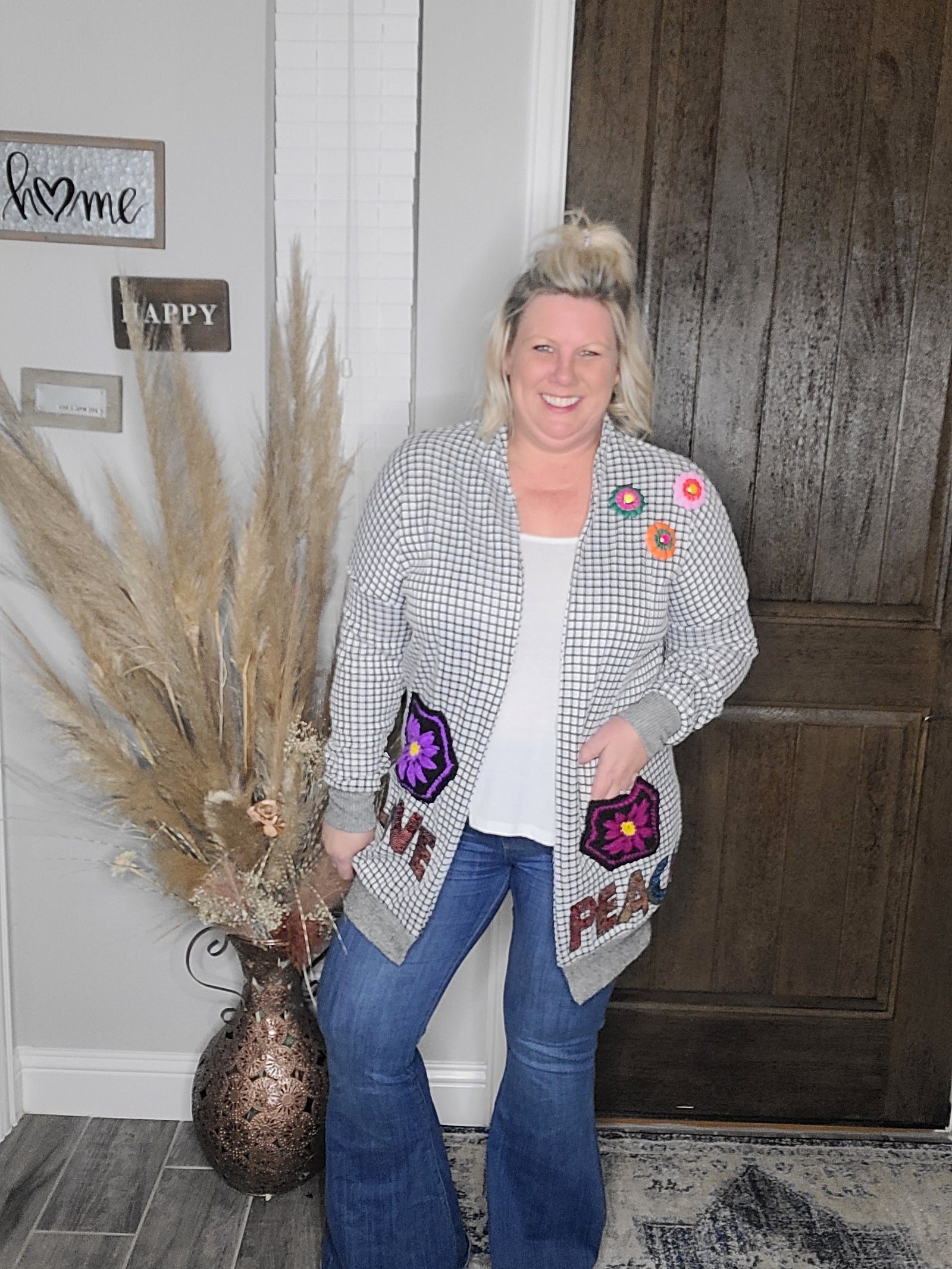 Peace & Love Hippie Cardigan